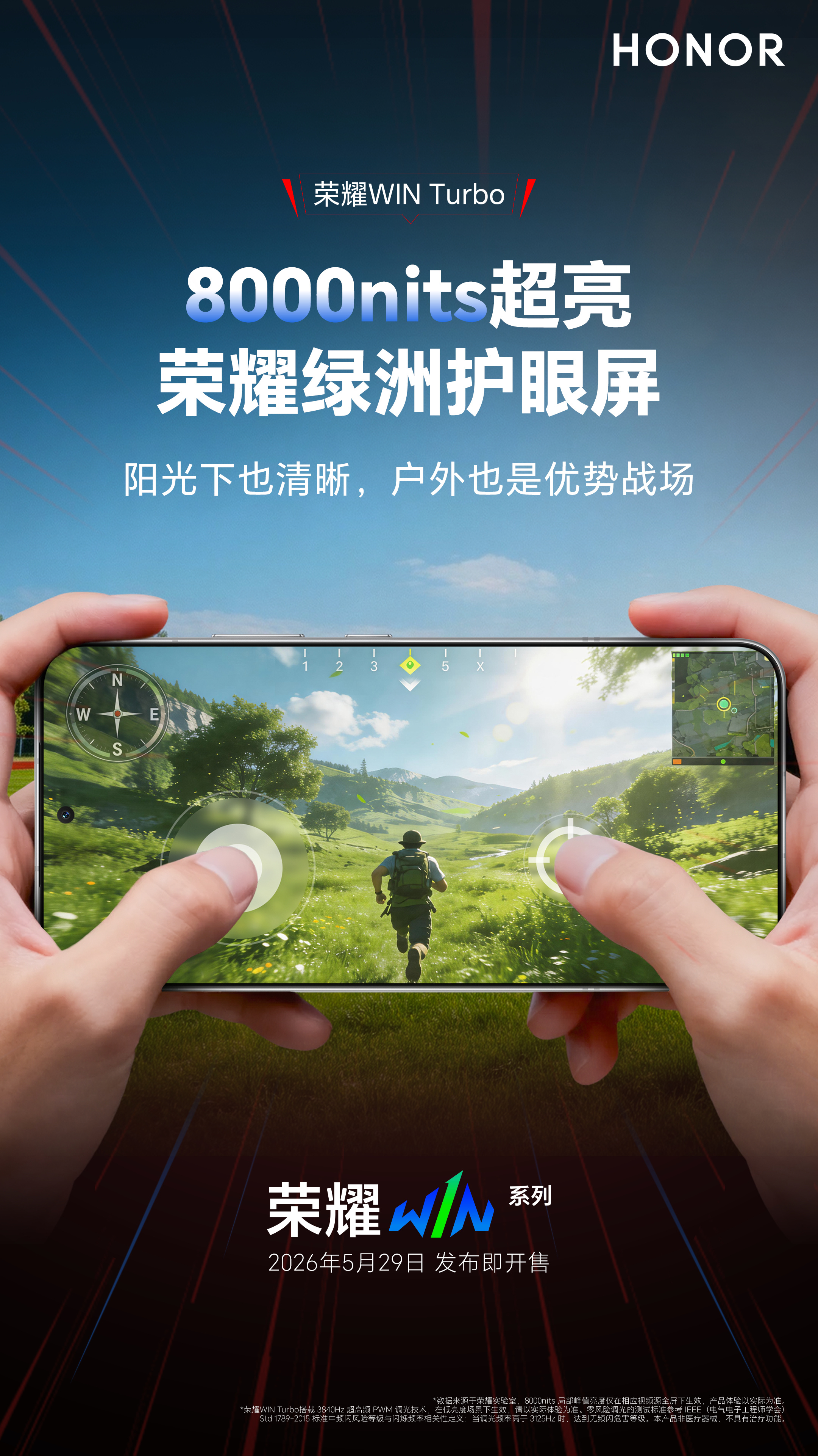 阳光下也清晰，荣耀WIN Turbo29号见数码资讯科技数码