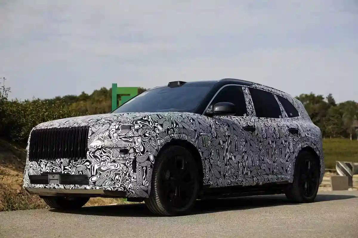 DX1H轻度伪装谍照新能源大牛说