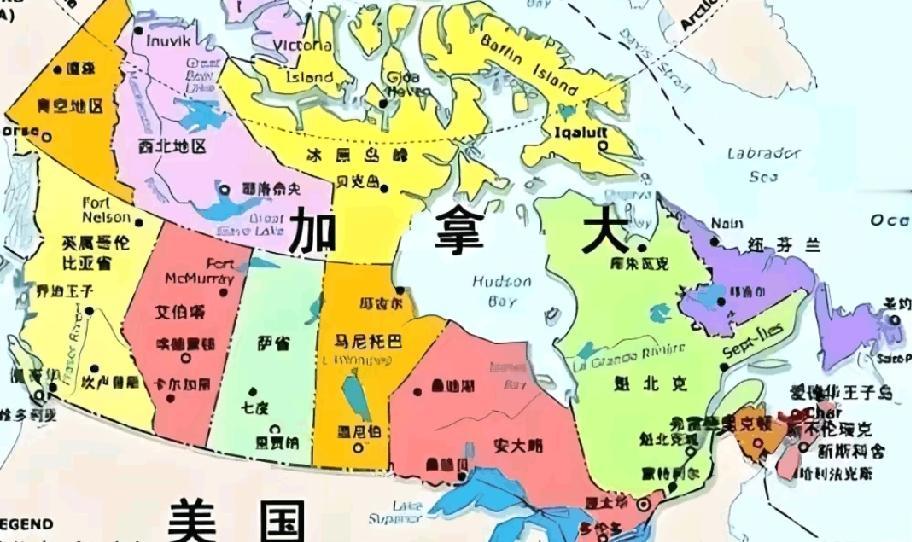 别再替丹麦操心了！美国盯上格陵兰岛，最危险的从来不是欧洲，是加拿大！
 
全网都