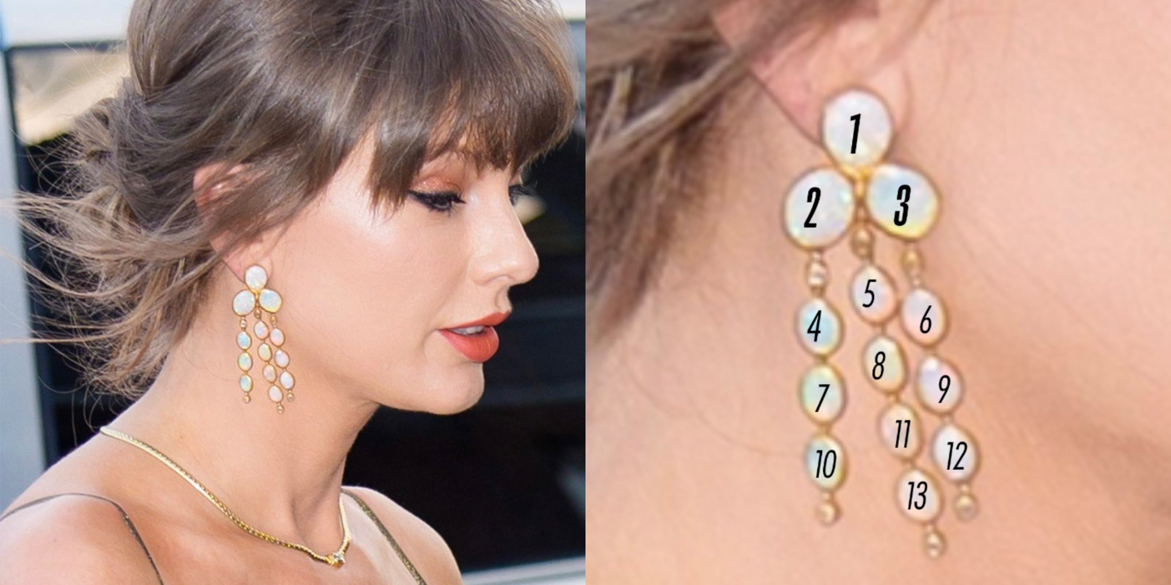 ‼️｜Taylor Swift首次佩戴Elizabeth Taylor Opal