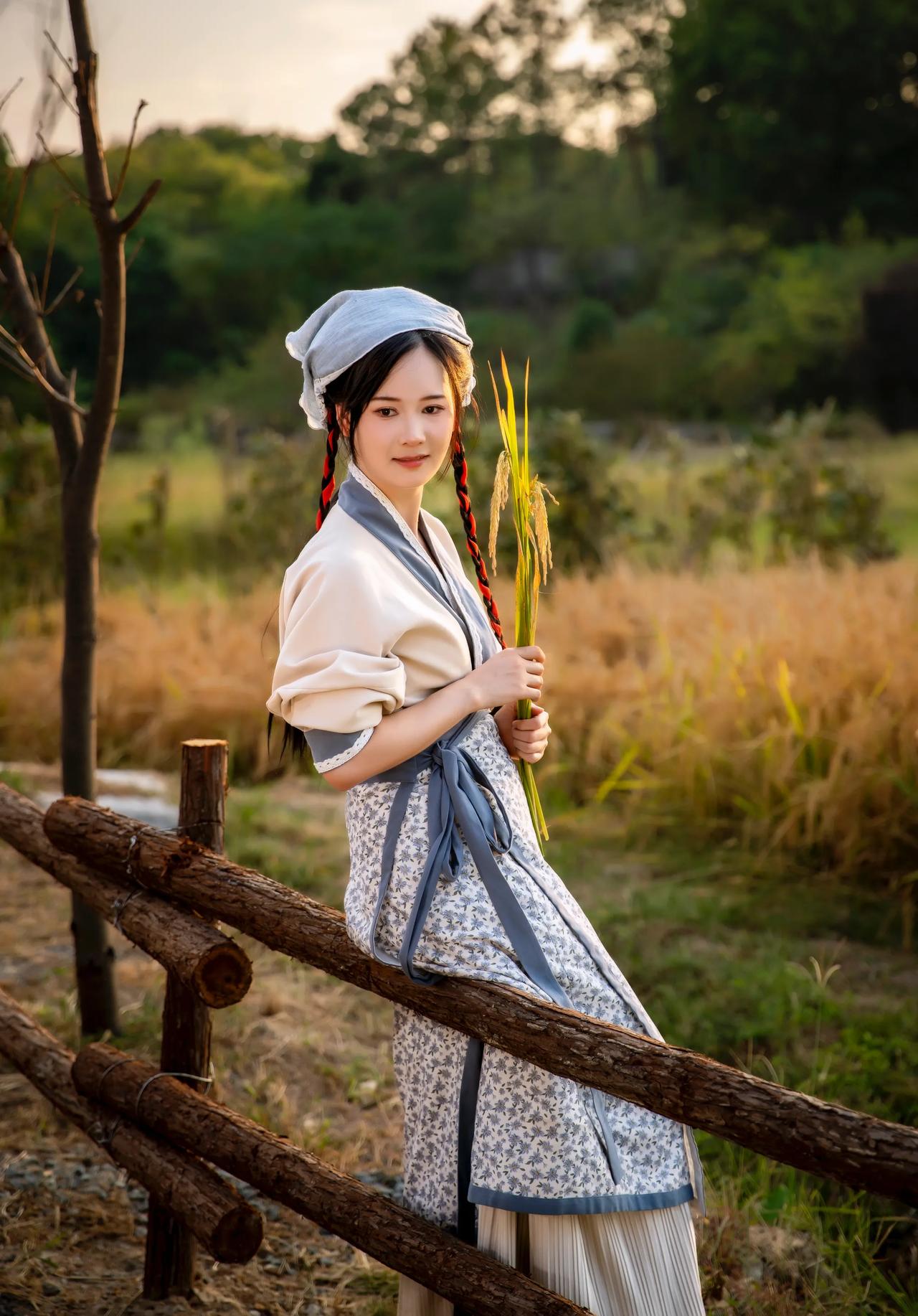 晚稻收割季
#秋收時光# #美在稻田# #稻田的温柔# 
（连斌）