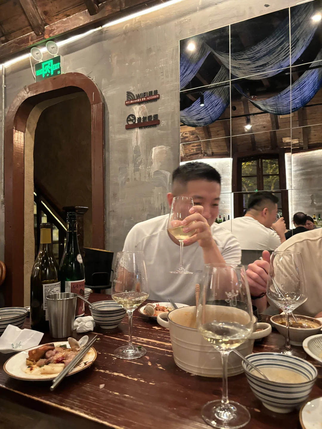昨晚喝的很开心