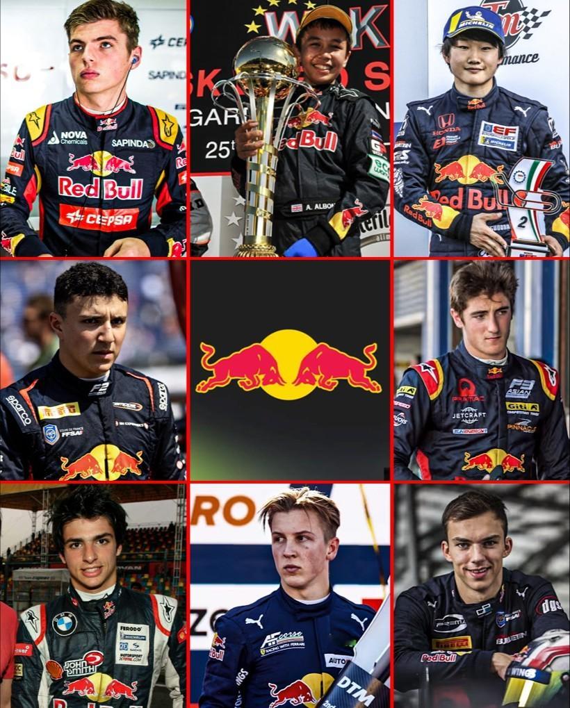 明年发车格将有8位车手出自红牛青训体系，占比40%！（via Autosport