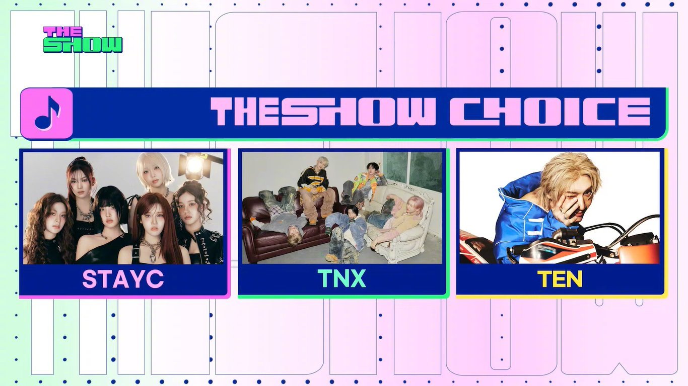 【SBS MTV】下午播出的《The Show》节目一位候补，STAYC & T