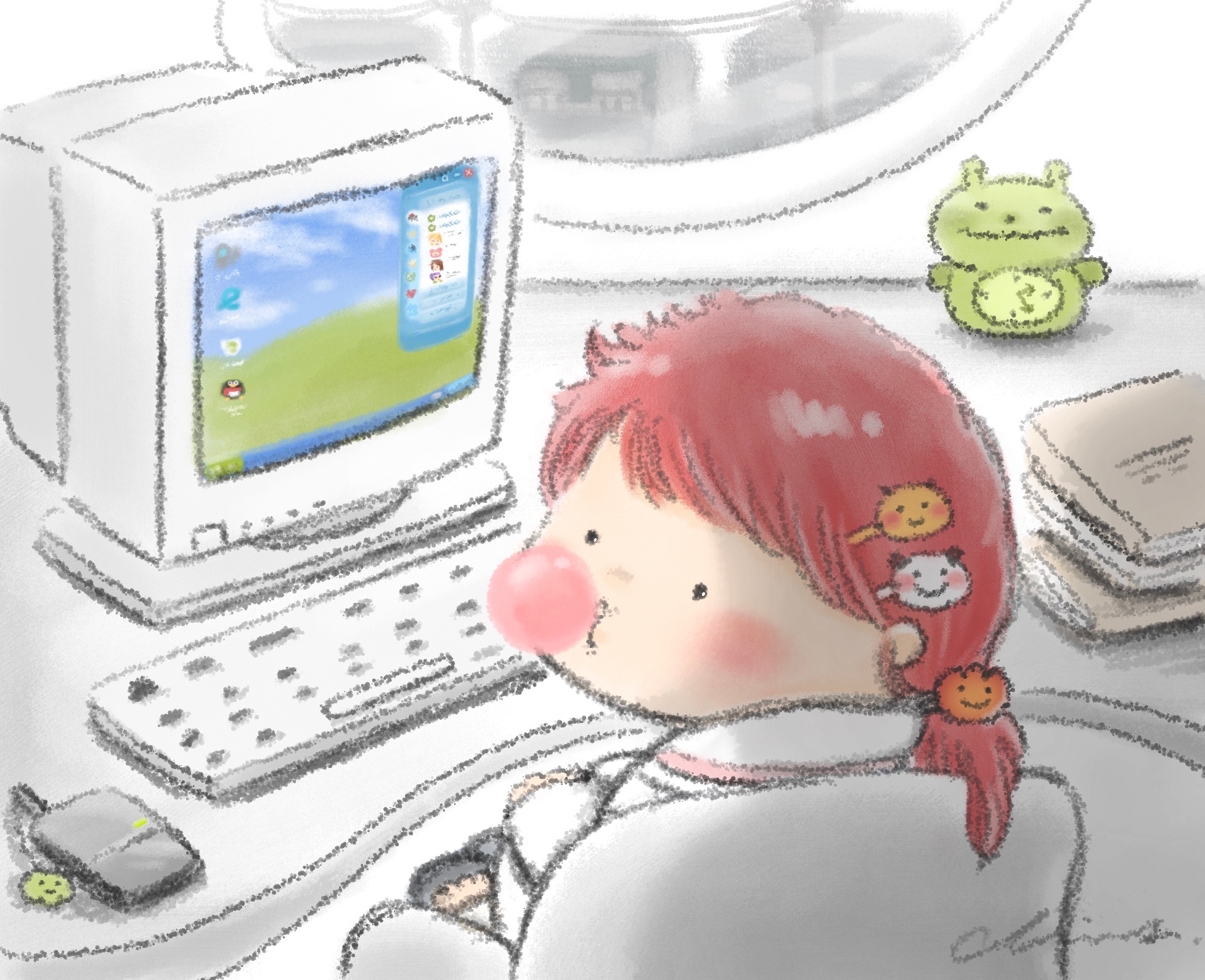 你醒了？现在是……2006年6月啊，怎么了。 