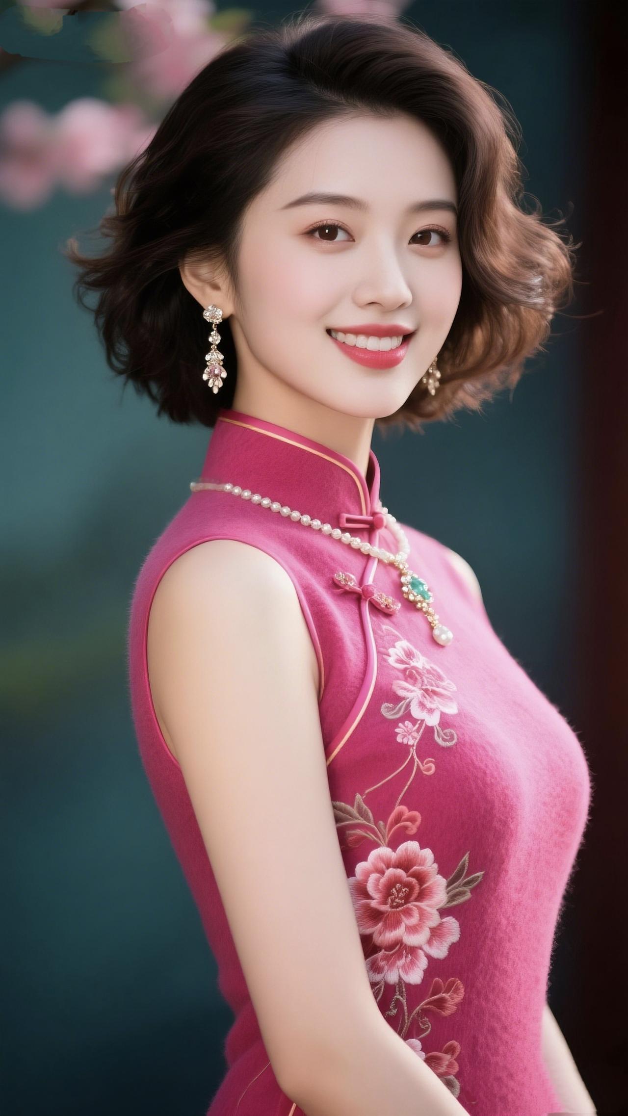 《盘扣轻绾，岁月温婉》
 
一寸锦丝绕指尖，双环相扣绾流年
针脚藏着旧时月，布纹