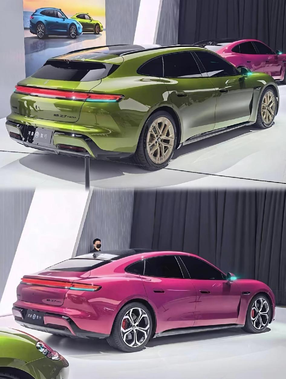 尚界Z7和Z7T实车颜值太帅！销量稳了！

如果自己整个21寸轮胎
颜值还能再上