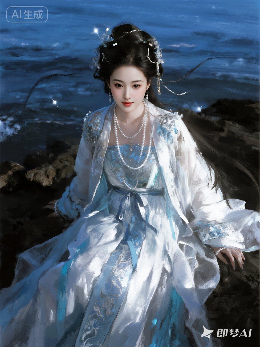 梦幻古风美人，如画般唯美动人