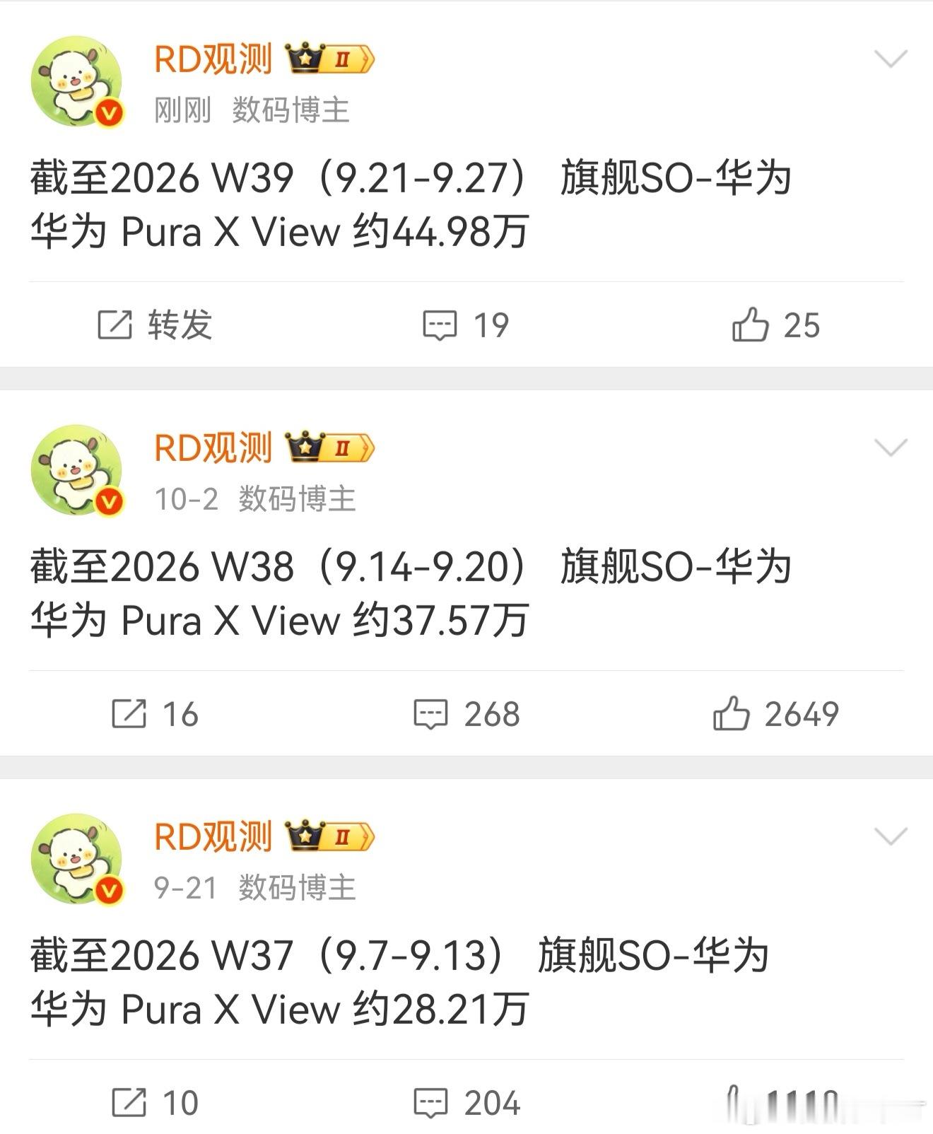 阔直板100万销量指日可待！华为赶快铺货吧 [哈哈] ​​​