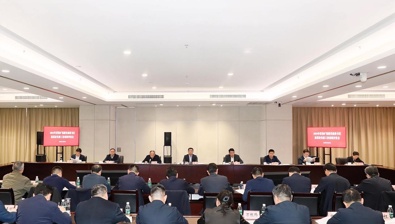 12月29日，徐矿集团党委召开2025年度党组织书记抓基层党建工作述职评议会，总