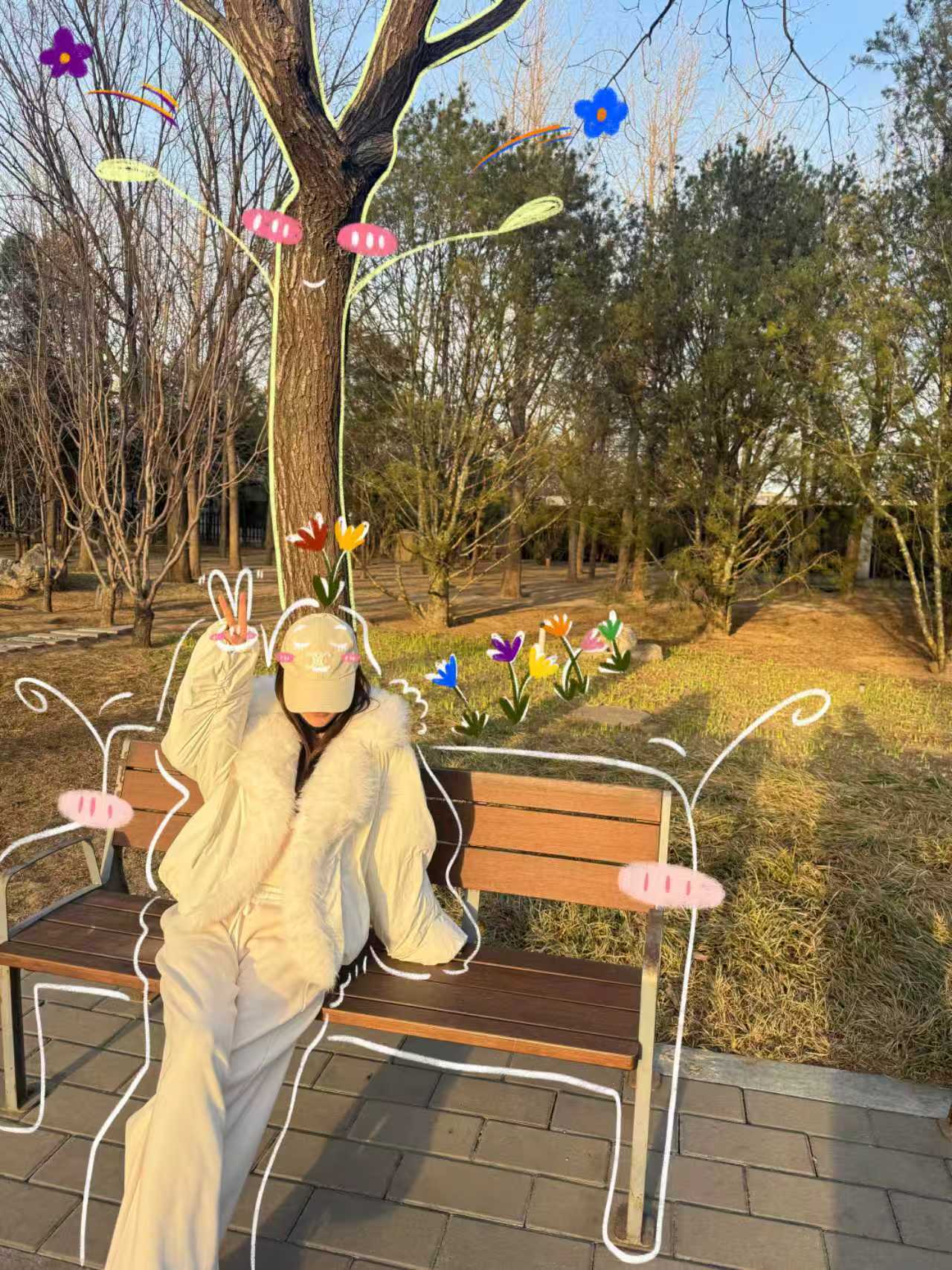 祝绪丹收录春天的瞬间plog 祝绪丹收录春天的瞬间plog，和一起在公园长椅上晒