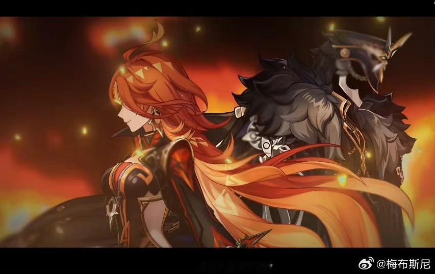 #火神对战队长#冰与火的强强对决，火神玛薇卡VS愚人众第一席队长，谁赢？戴面具的