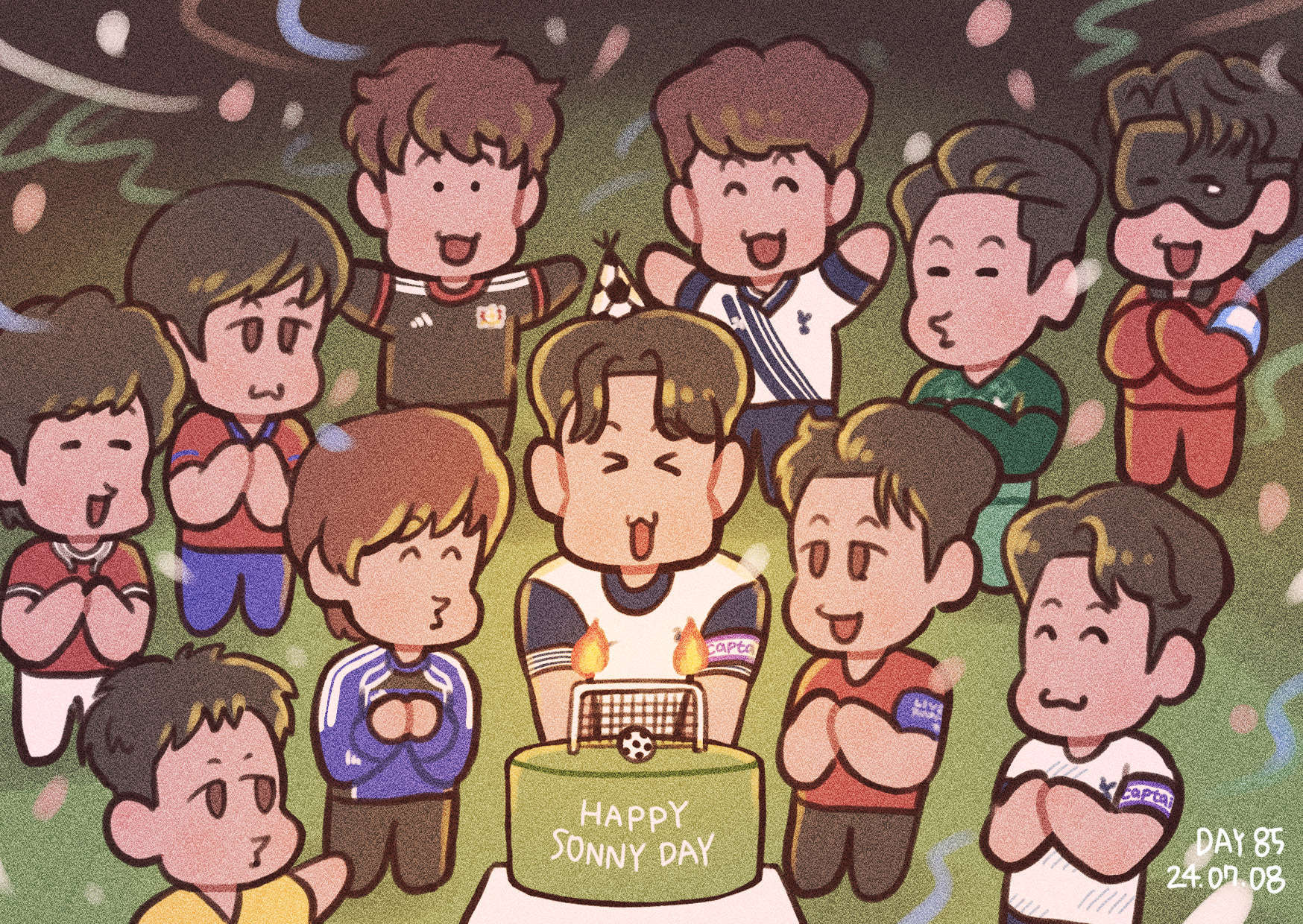 可爱Happy birthday🎂My Captain🤍기깔난 하루 보내자