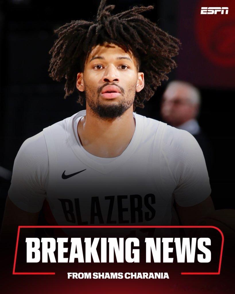 NBA[超话]  Shams：开拓者4年9000万提前续约谢登·夏普。 ​​​