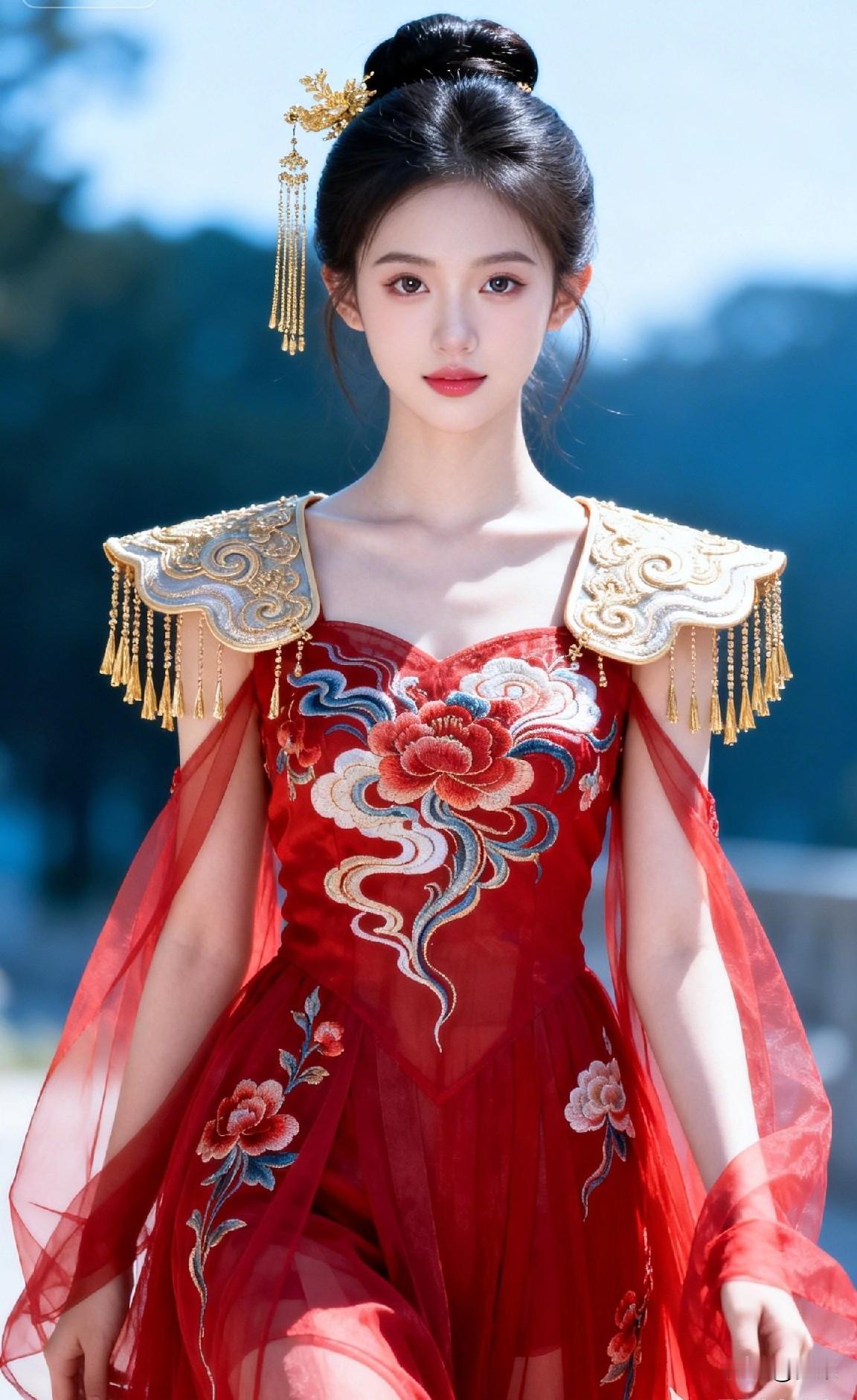 这位小姐姐穿得真漂亮！