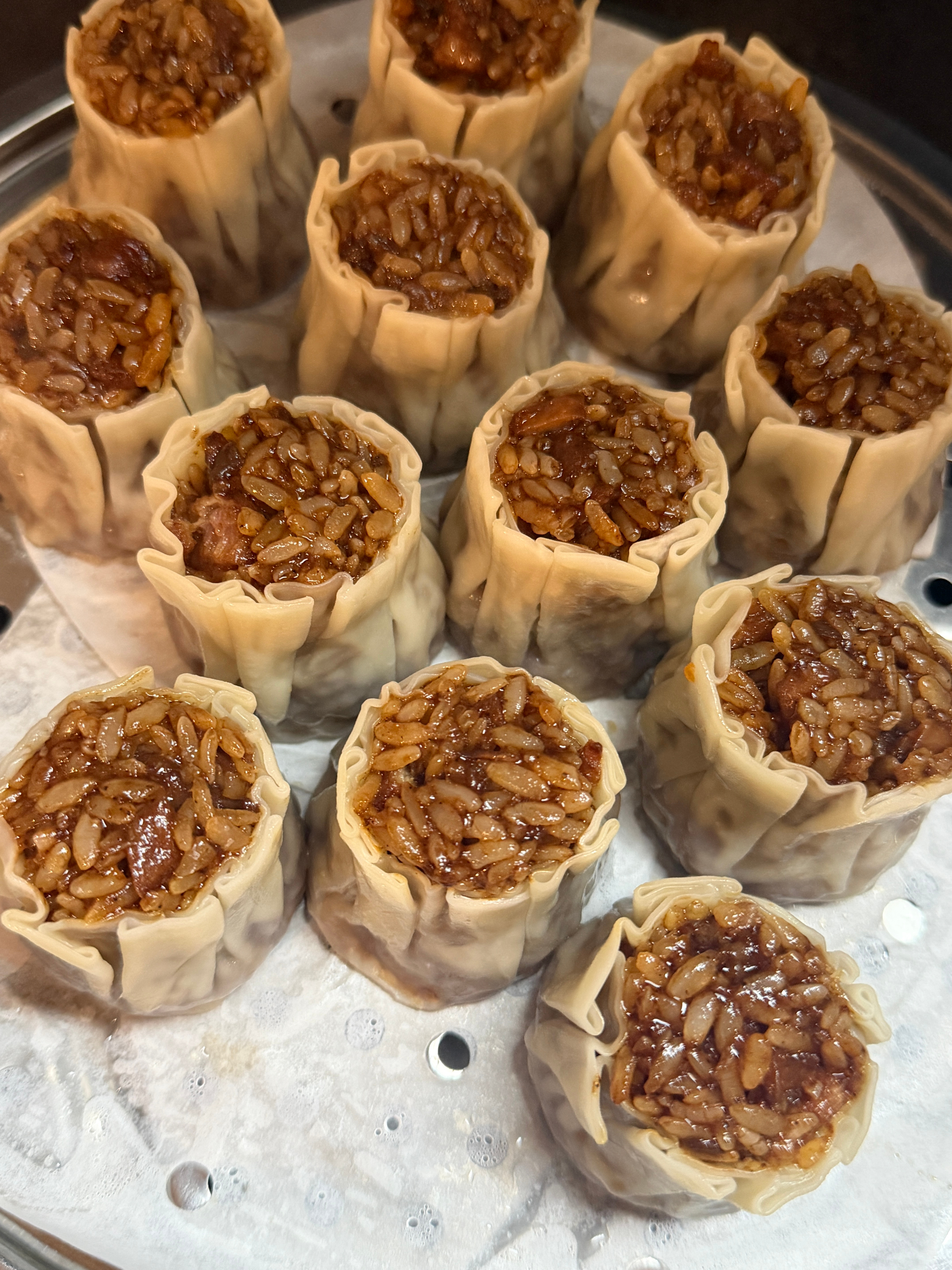 给小杭蒸烧麦中