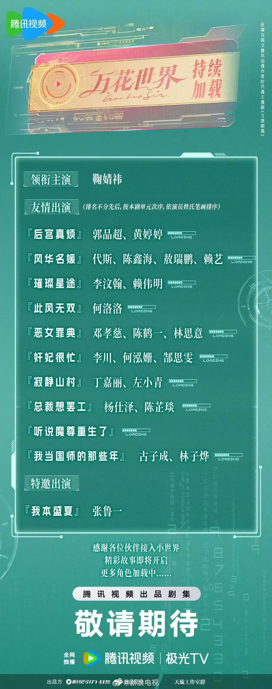 万花世界各单元友情出演陈鑫海友情出演万花世界 万花世界各单元友情出演阵容官宣啦 