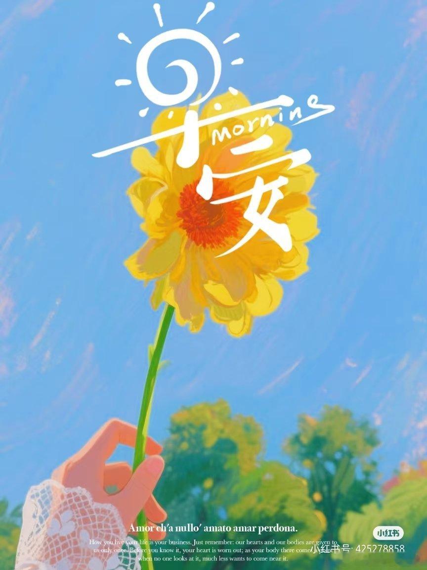 早安[超话]𝓕𝓻𝓲𝓭𝓪𝔂 𝓜𝓸𝓻𝓷𝓲𝓷𝓰 晨光给云朵镶