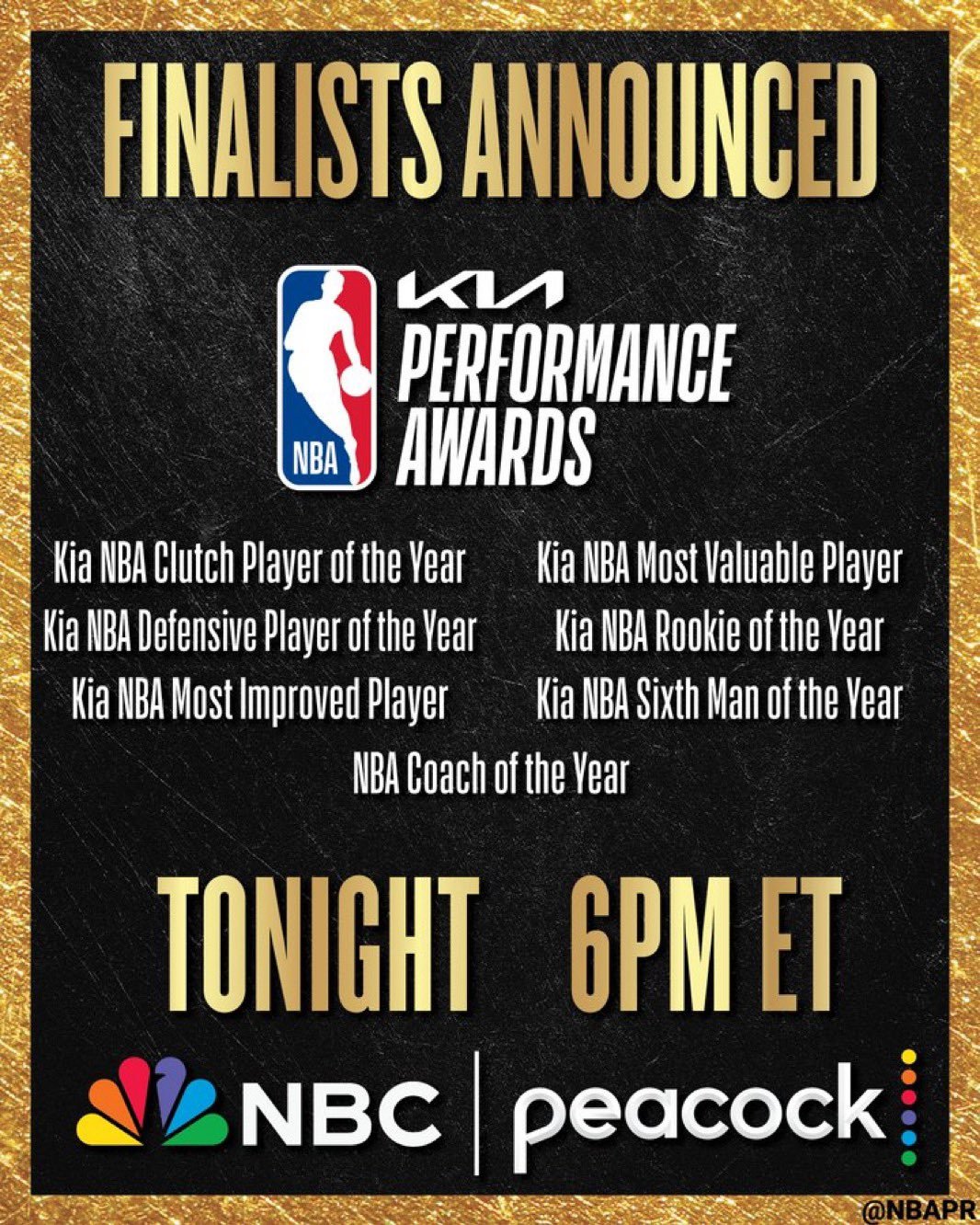 NBA将于今天公布各大奖项的入围名单！太阳首轮碰雷霆太阳vs雷霆雷霆