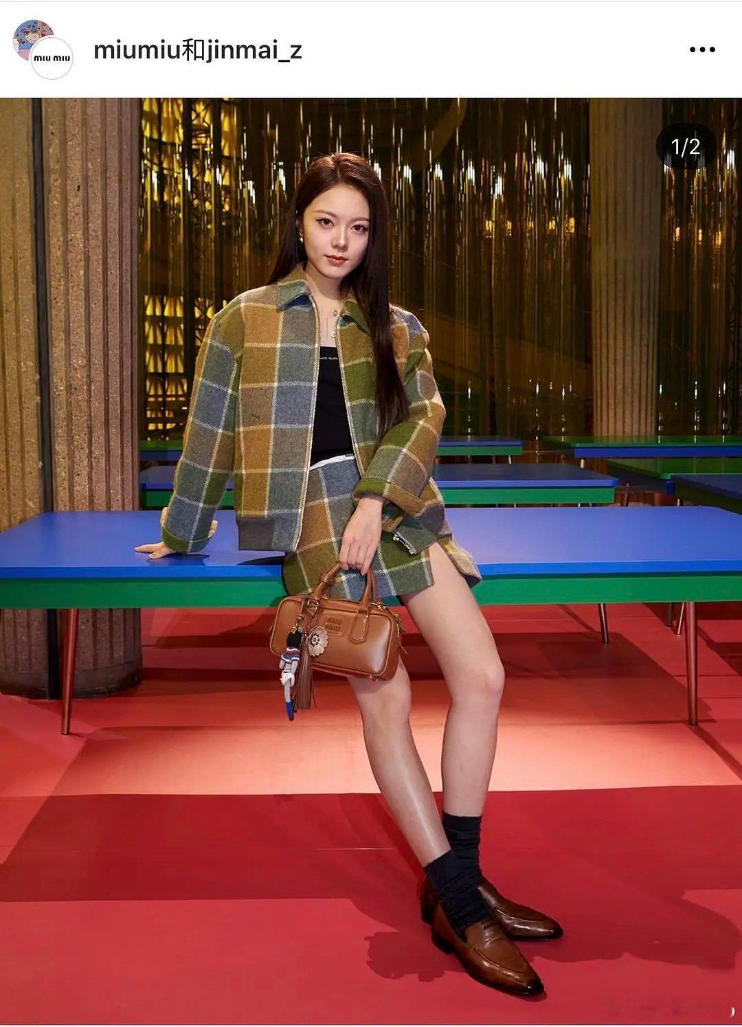 顶级排面待遇，miumiu大秀后第一个单人共创是中国明星赵今麦miumiu超宠吧