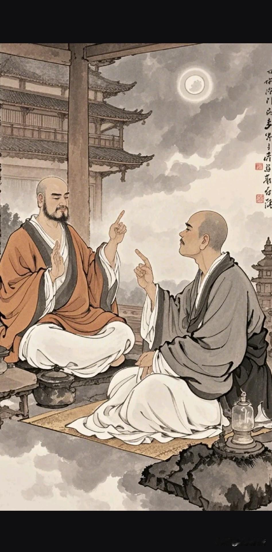 《破文字之相：世人皆以指为月，谁见青天皓魄孤》

文字如舟筏，渡河当舍离。
指端