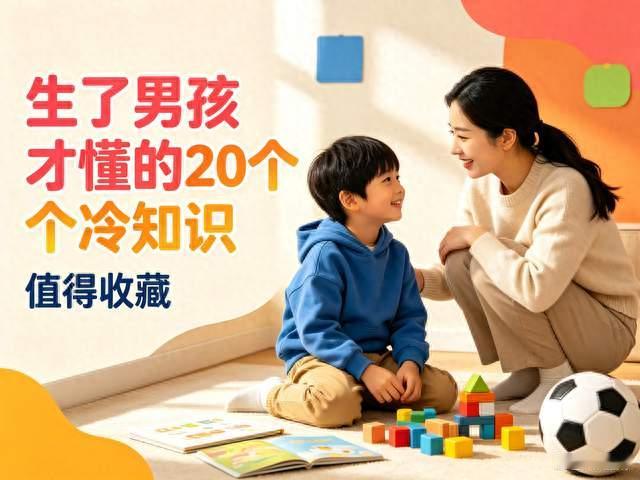 生了男孩才懂的20个冷知识！（值得收藏）