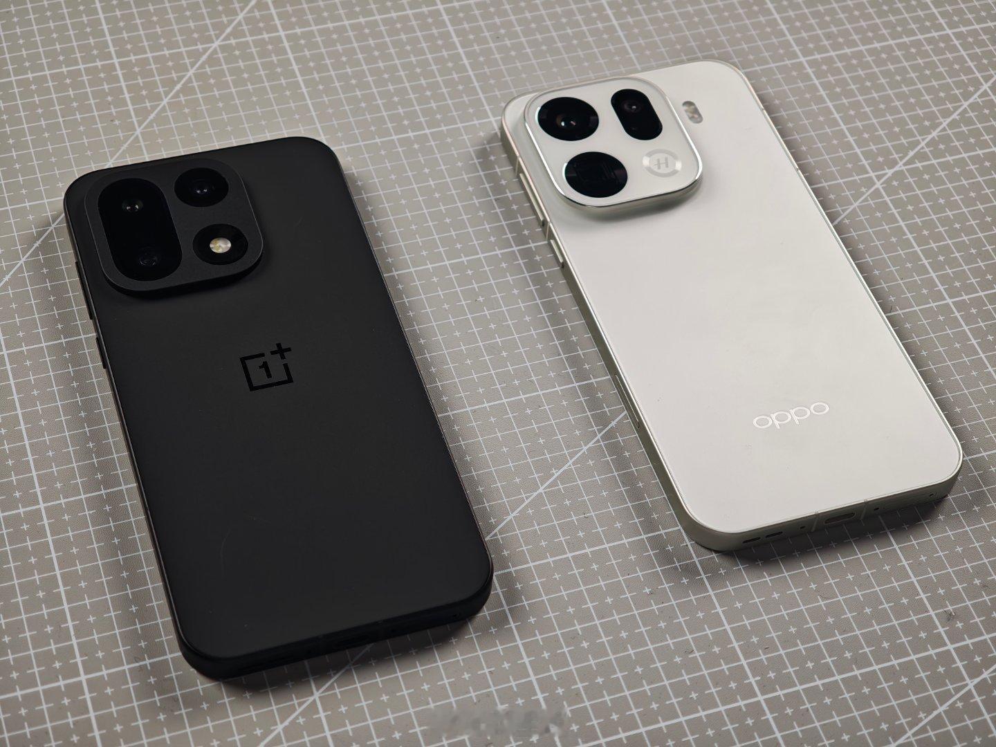 今年Find X9 Pro和一加15的外观设计比较类似，不像上代差别这么大但质感