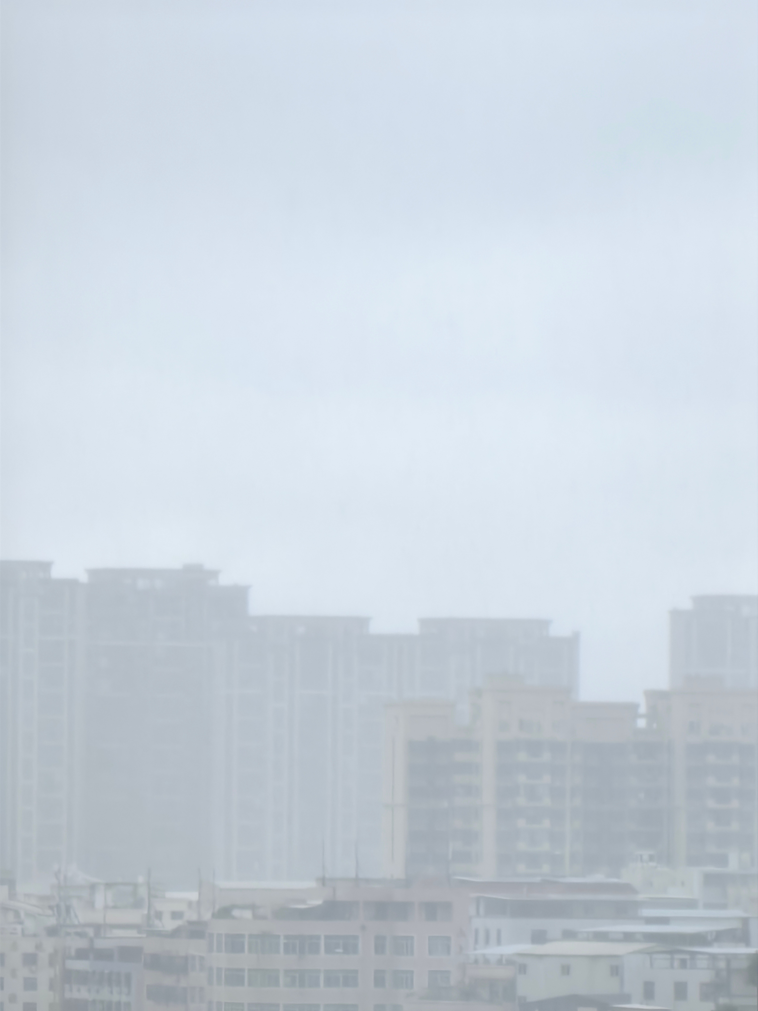 这雨下的真大。 
