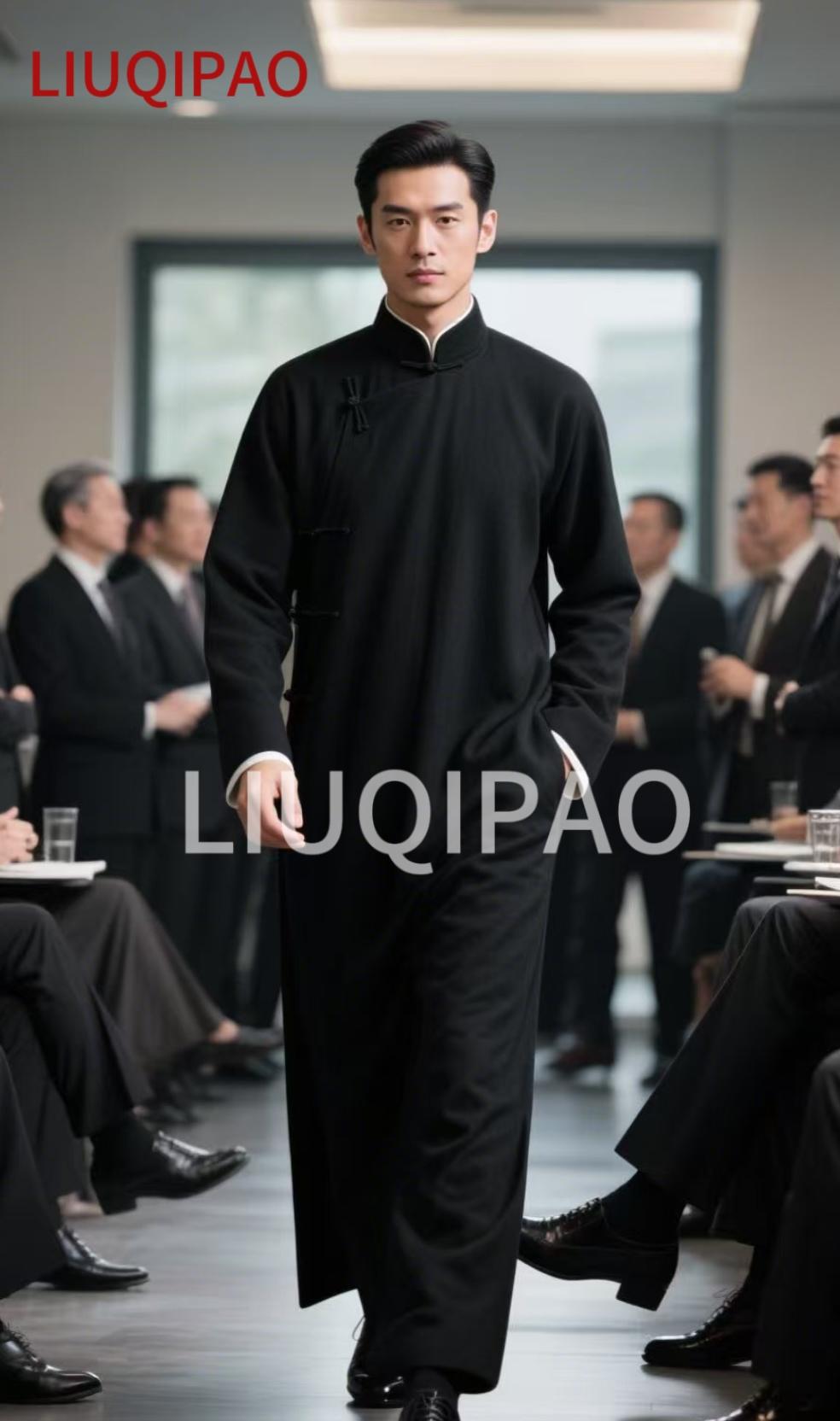 这哥们儿穿得太有范儿了！