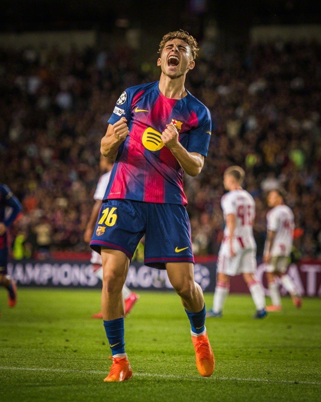 2️⃣场比赛 4️⃣粒进球🫡注意看，这位小明状态正佳巴萨[超话] 🔴🔵Fo