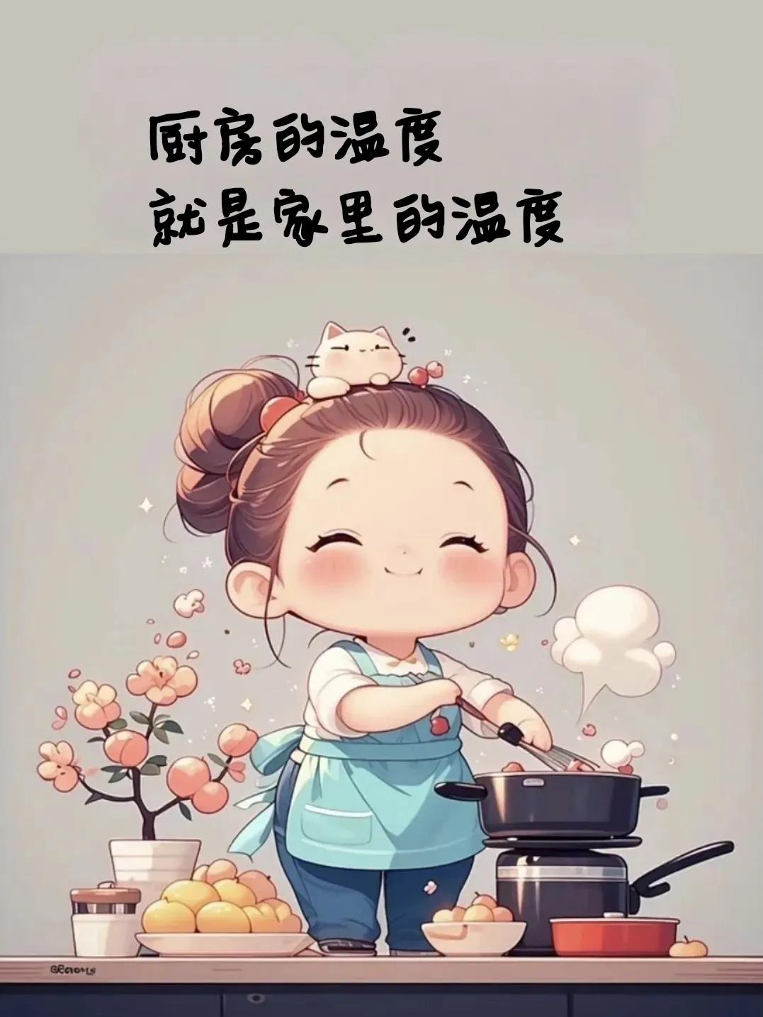 一个家里
厨房的温度
就是家的温度
厨房里的烟火气
是最有人情味的地方
没有温度