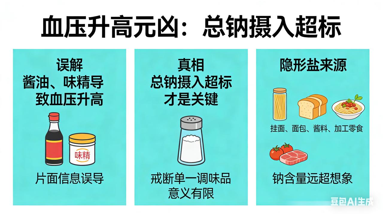 当下最常见的饮食控血压误区，观点理性、逻辑清晰，对大众健康具有很强的现实指导意义