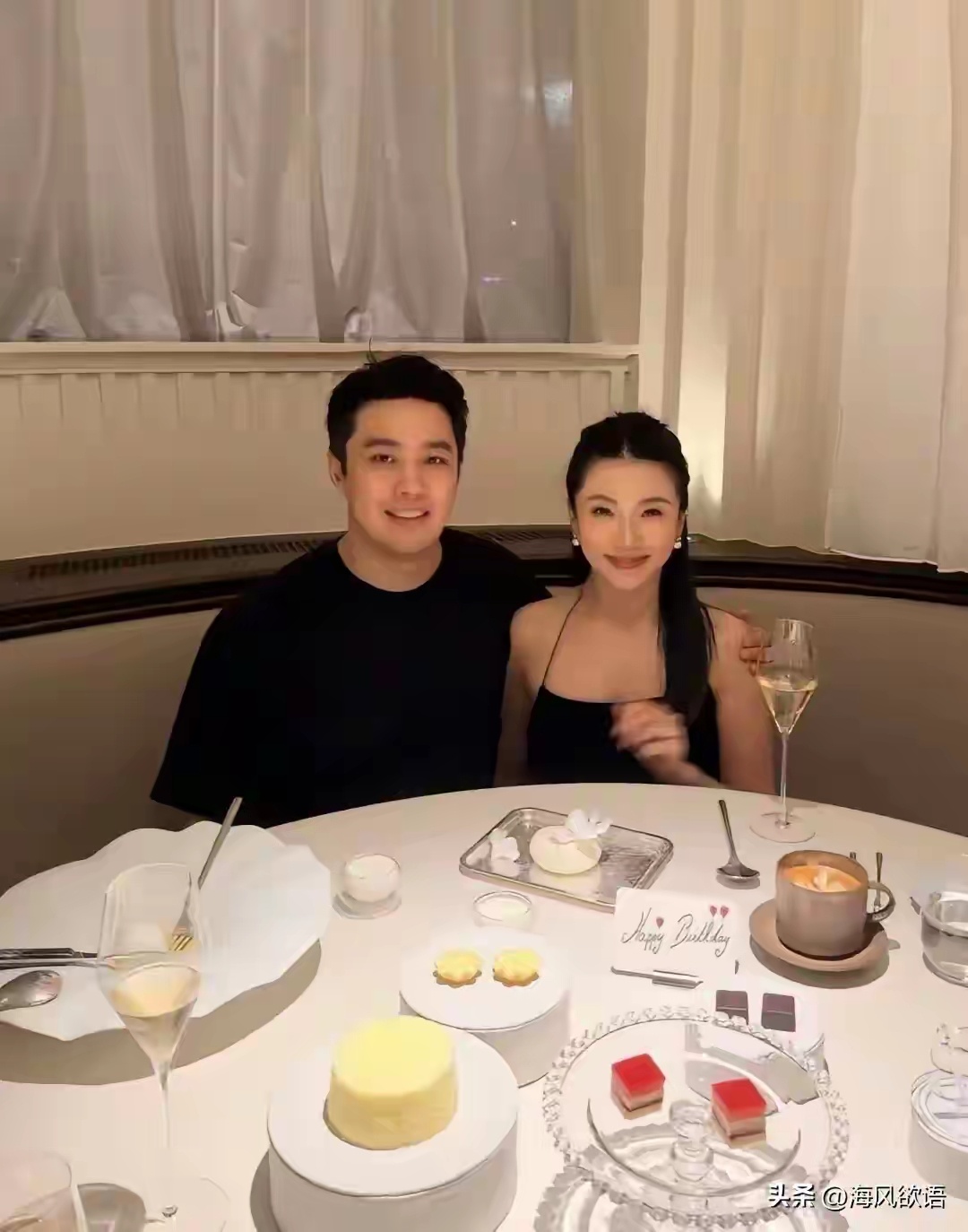 35岁程晓玥晒生日合照，老公稳重儿女双全，婚后生活太让人羡慕 ​​​