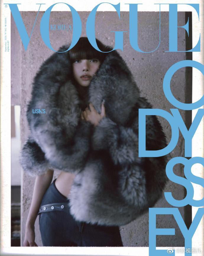 Lisa韩版vogue金九Lisa韩版vogue金九封面LV品牌加持登封韩版VK