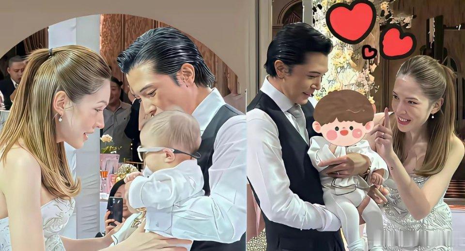 邱泽和许玮‎甯的儿子已经1岁了，两人‏眼里‎全是娃。‏邱泽⁠‎长得这么帅，‏老⁠
