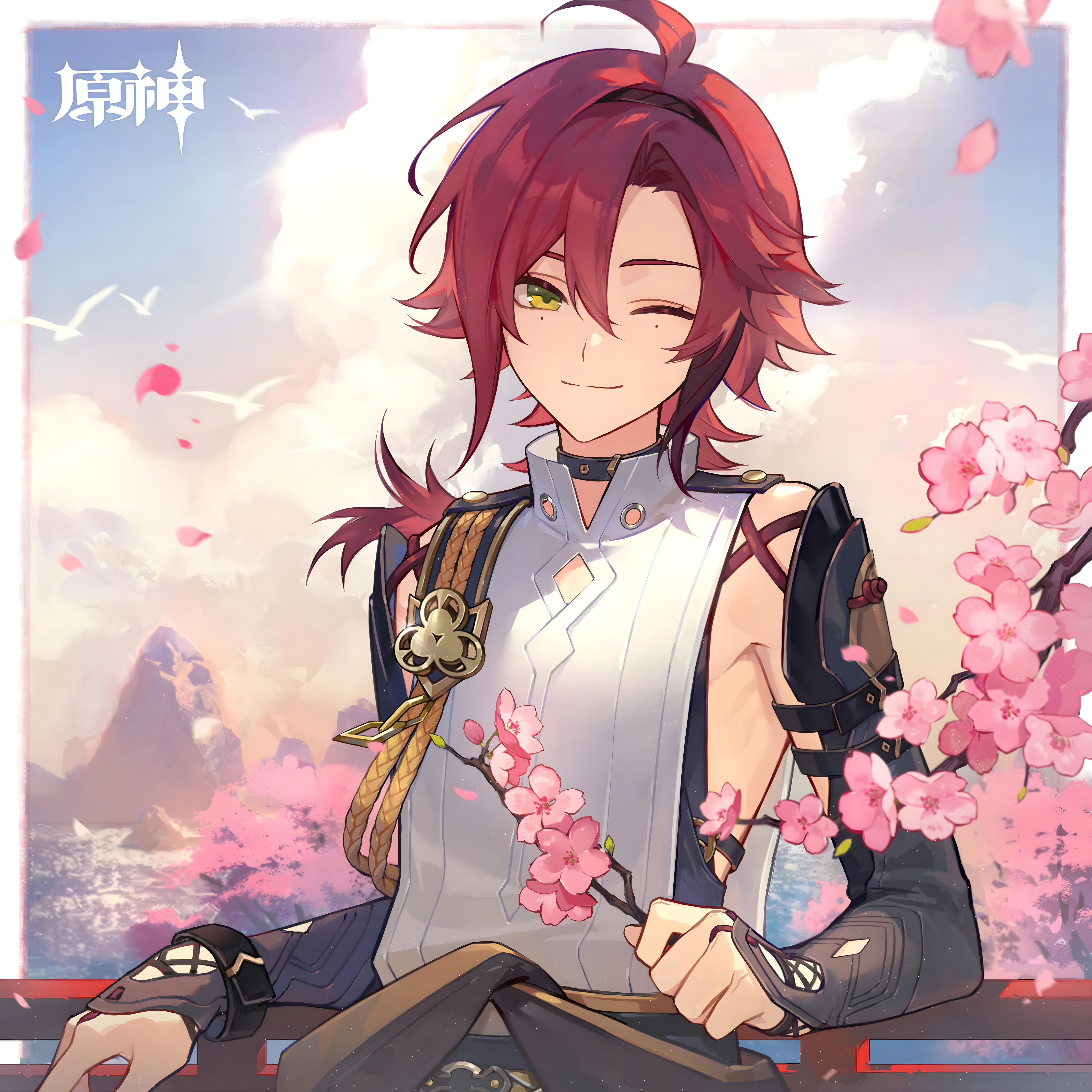 #原神[超话]# 小鹿生日贺图，已高清修复[举手]#原神4.8版本##鹿野院平藏