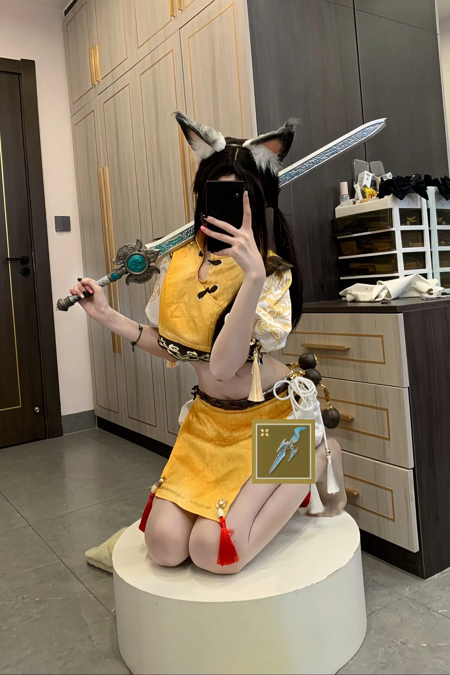 玩永劫无间的都长什么样。胡桃cos