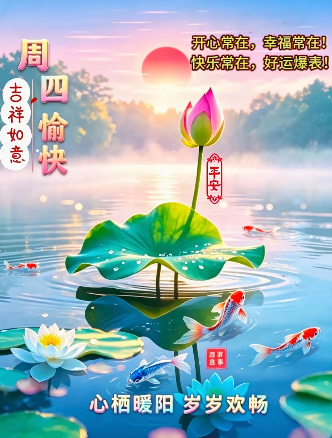 🌿😌🌤️少生闲气、少添心事，放宽眼界、看淡俗事纷扰。烦恼随缘随风消散，心境