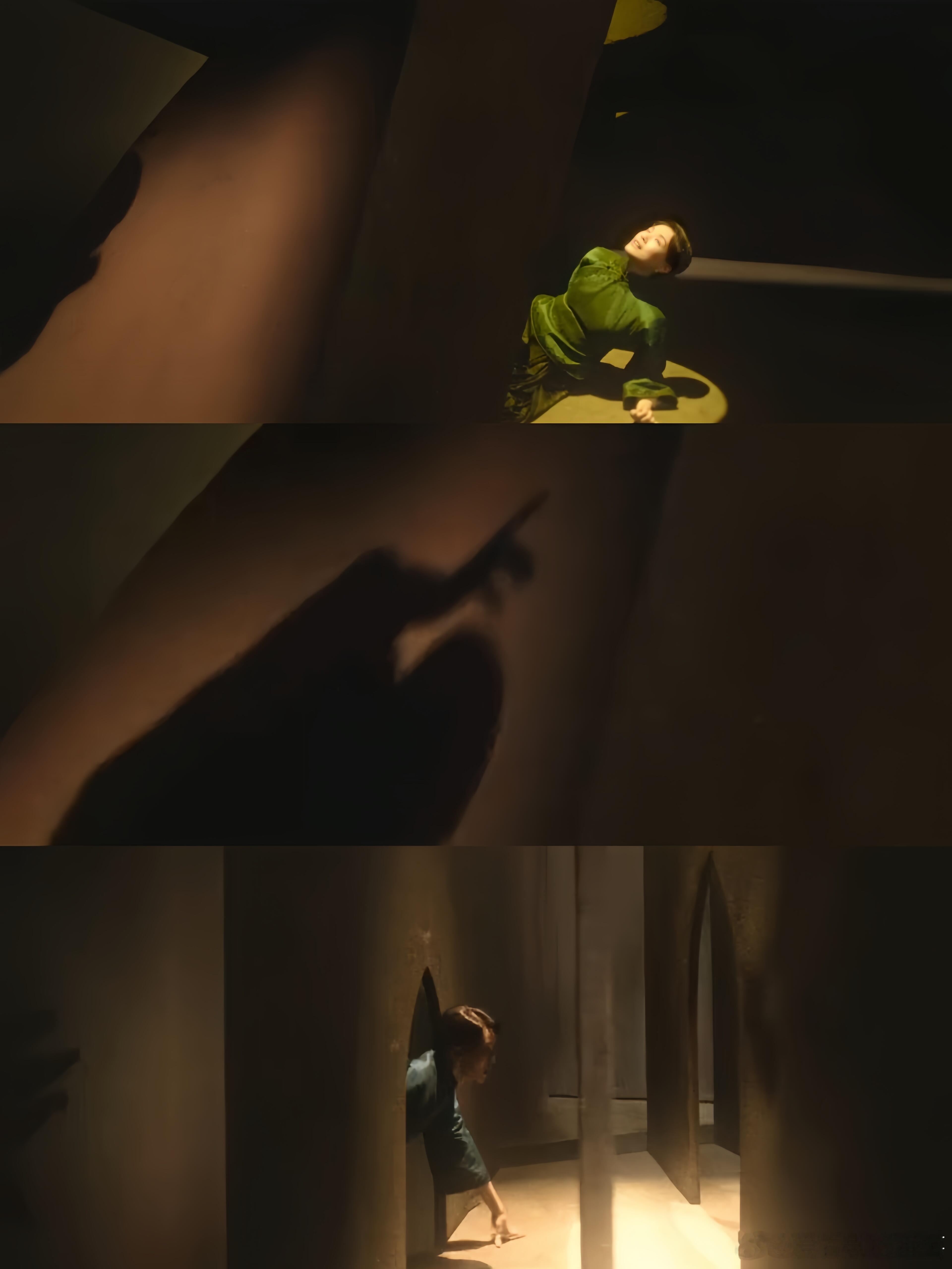 这完全是能让人沉浸在这种色彩的氛围感里，甘草绿苦甜交织狂野时代色彩成叙事核心超绝