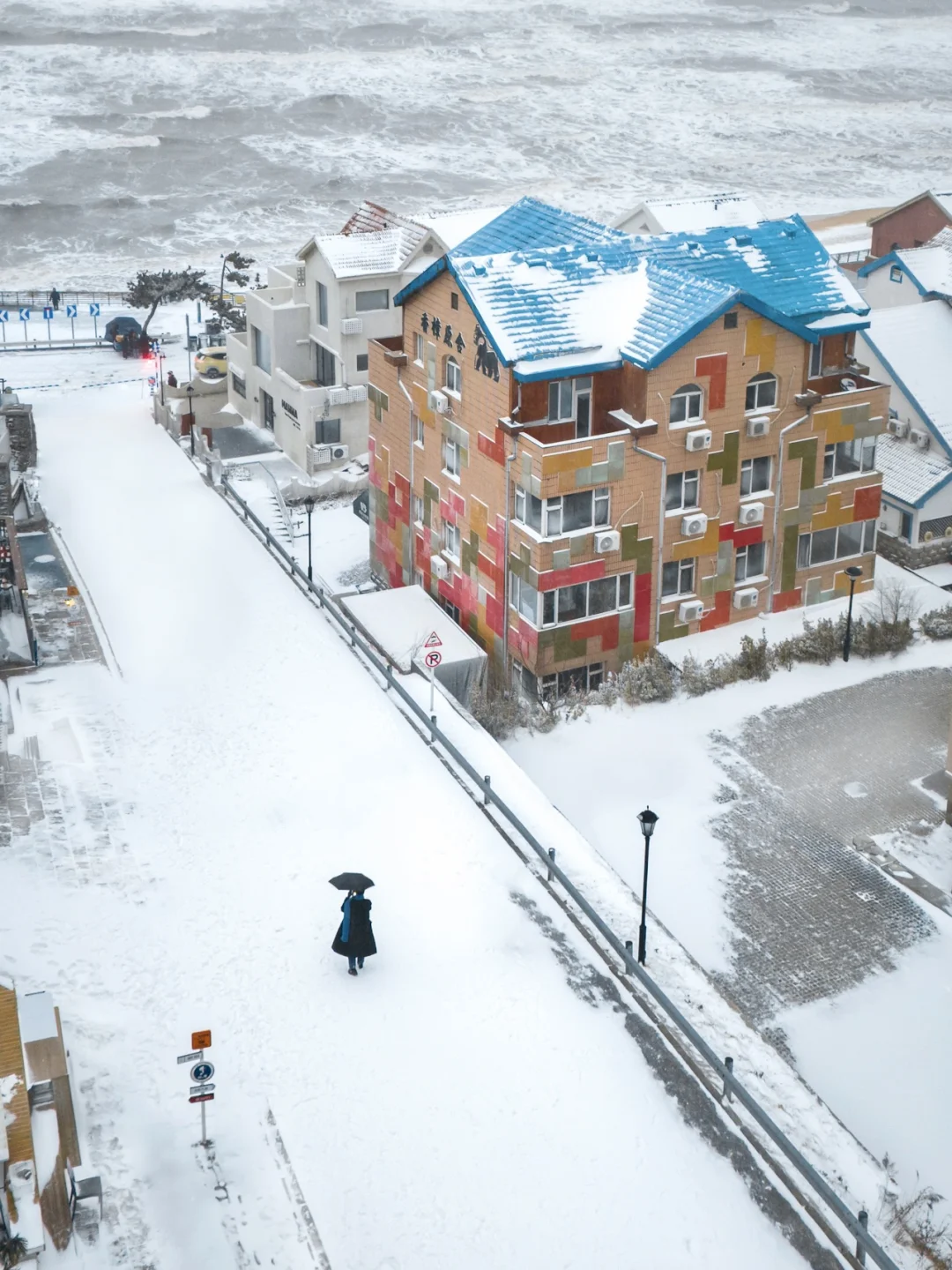 下雪后的威海❄️真的一点也不输北海道❗
