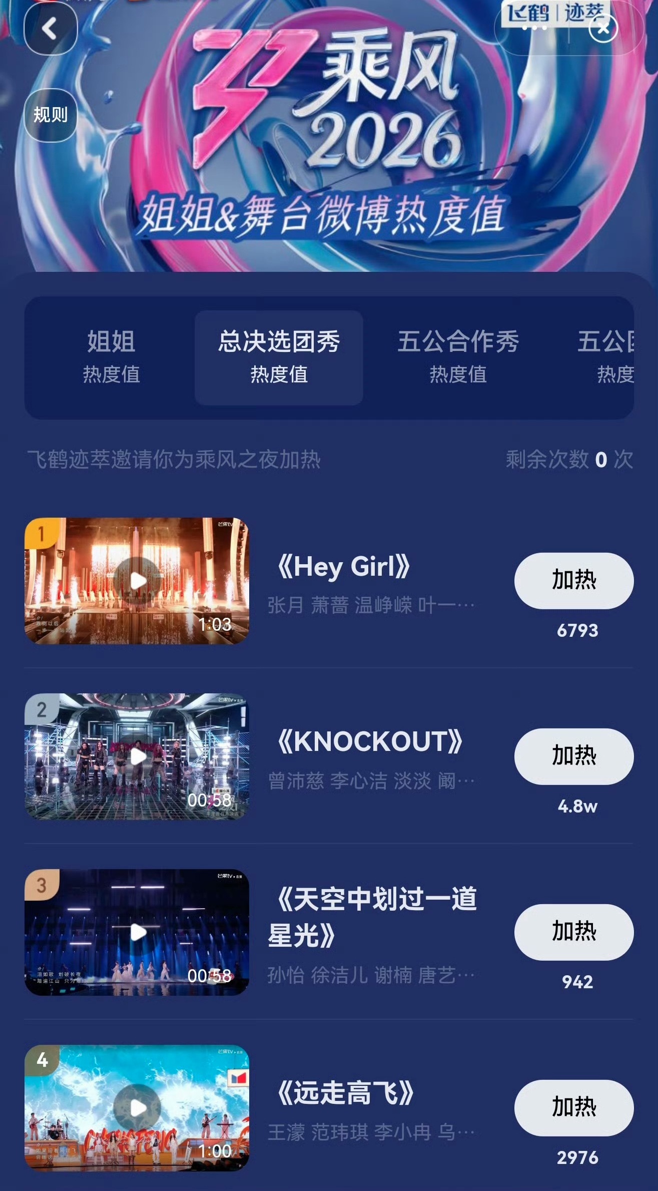 浪姐总决赛🥭真的没时间跟你闹了再次接🥭倒闭