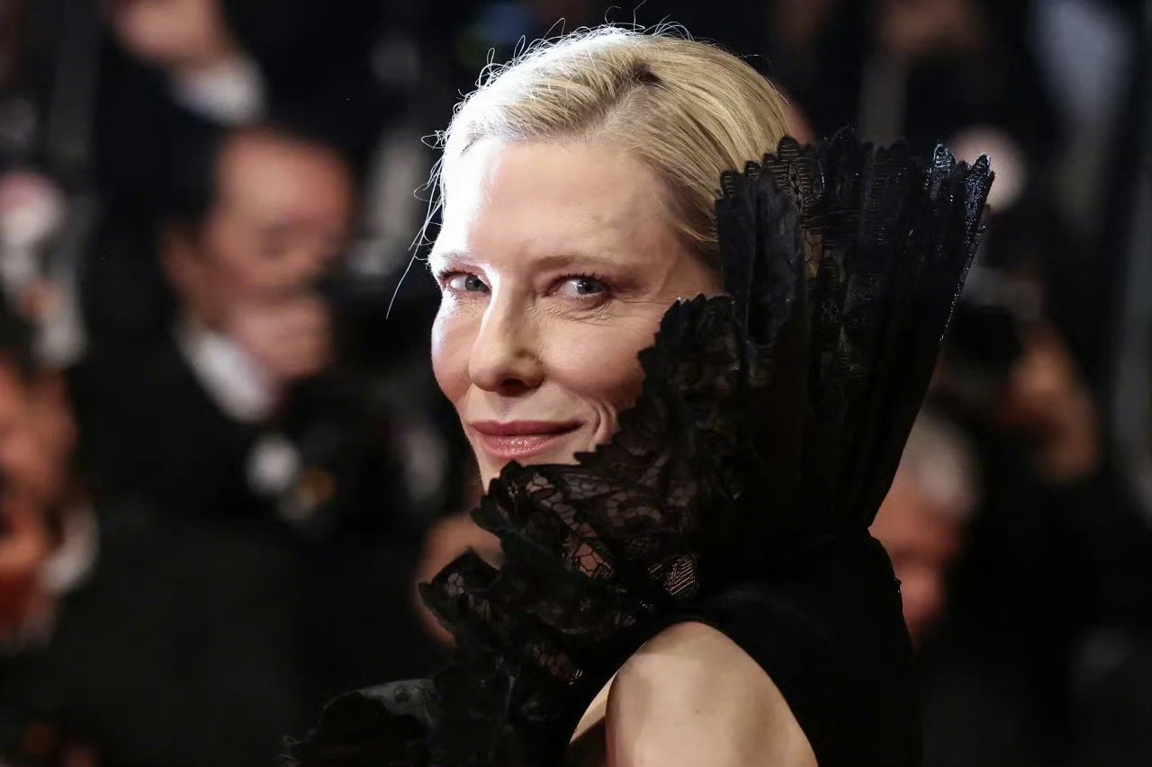 Cate Blanchett 戛纳电影节 《纸老虎》首映红毯戛纳电影节红毯戛纳时