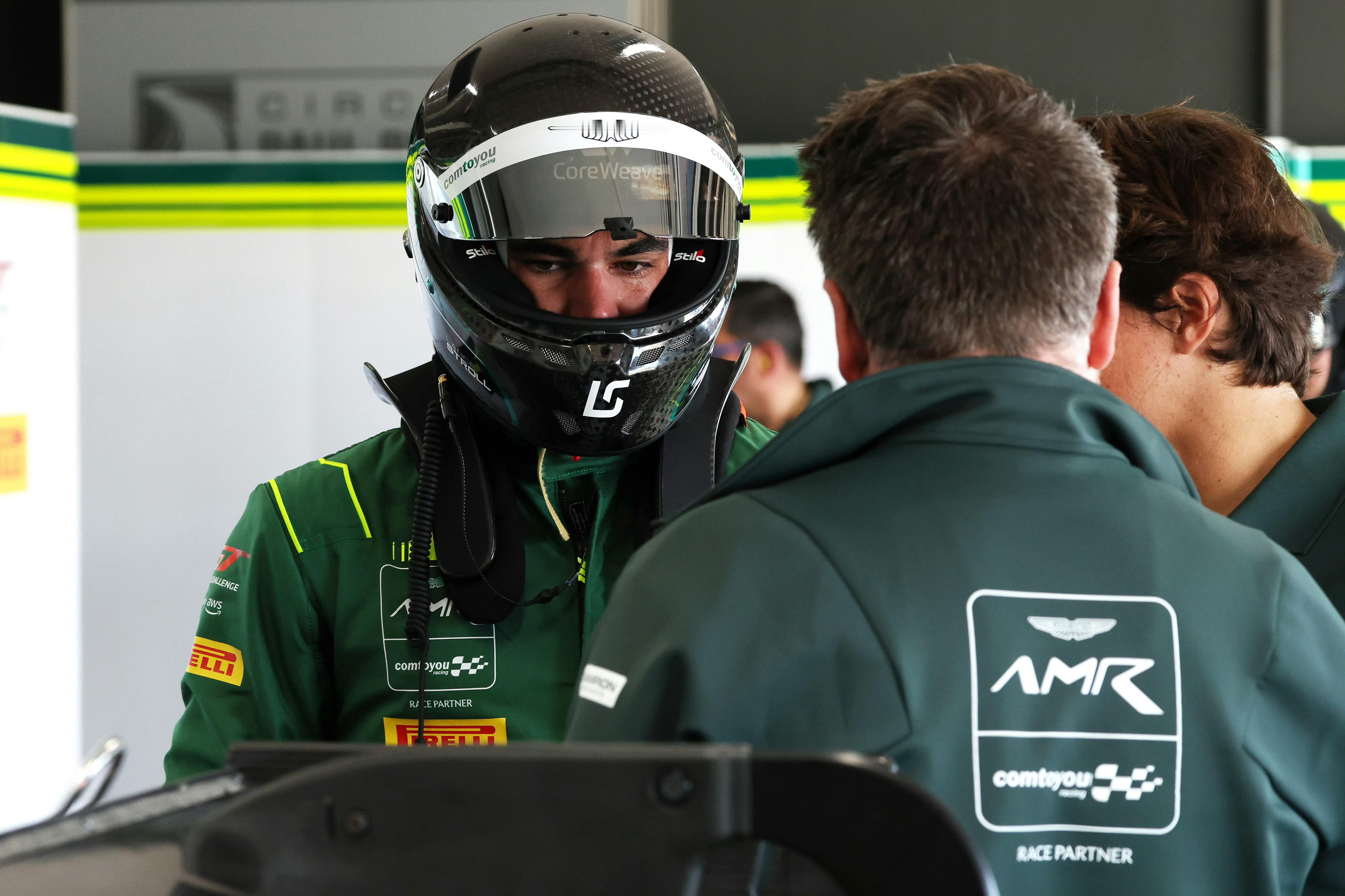 阿斯顿·马丁F1车队车手斯托尔，近期两天在法国🇫🇷保罗里卡德赛道驾驶Comt