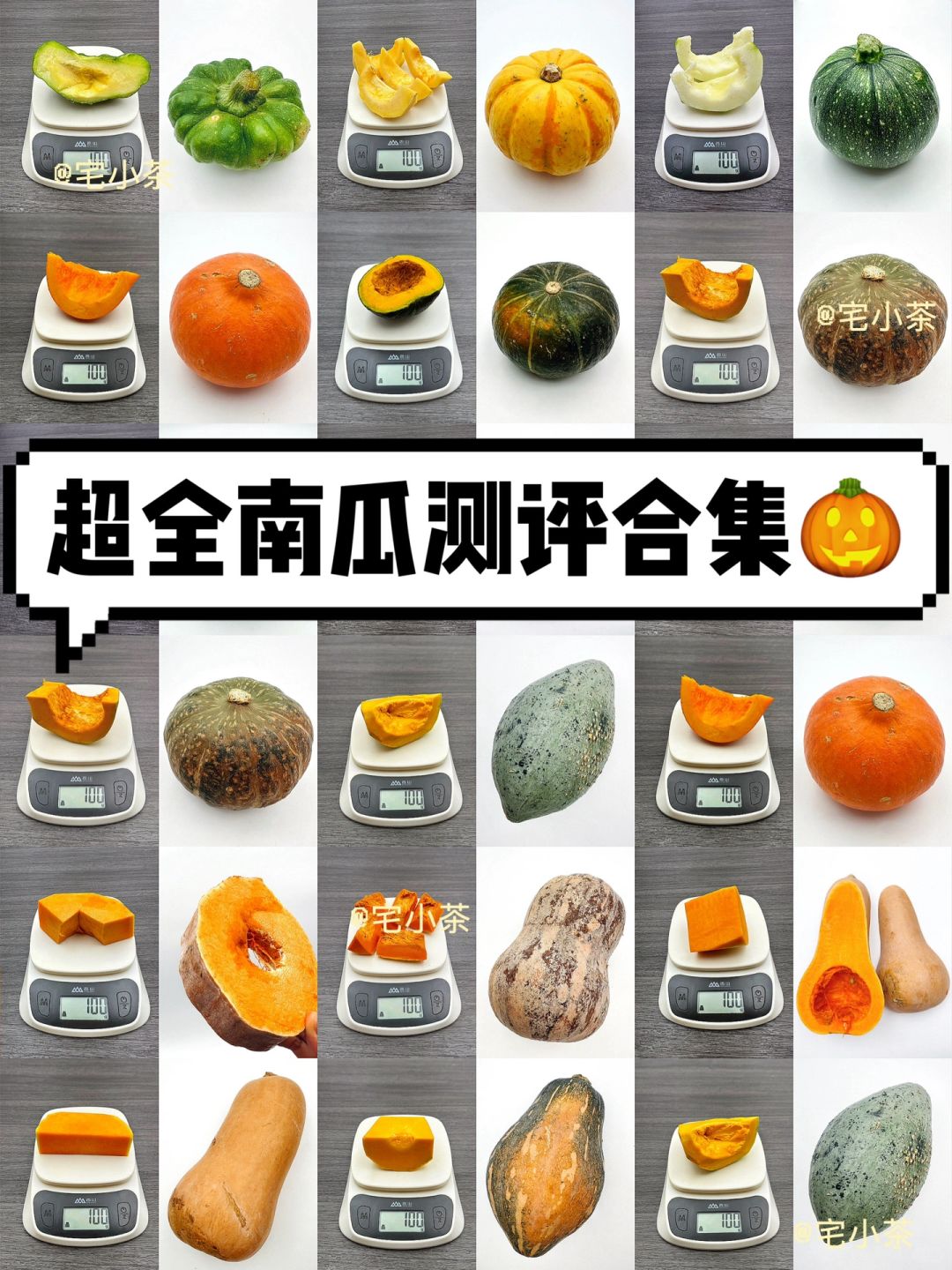 超全11种南瓜热量测评🎃热量✅口味✅做法✅