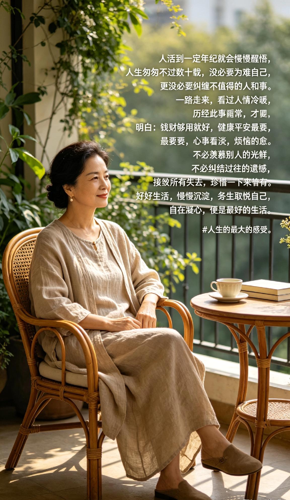 人活到一定年纪就会慢慢醒悟，人生匆匆不过数十载，没必要为难自己，更没必要纠缠不值