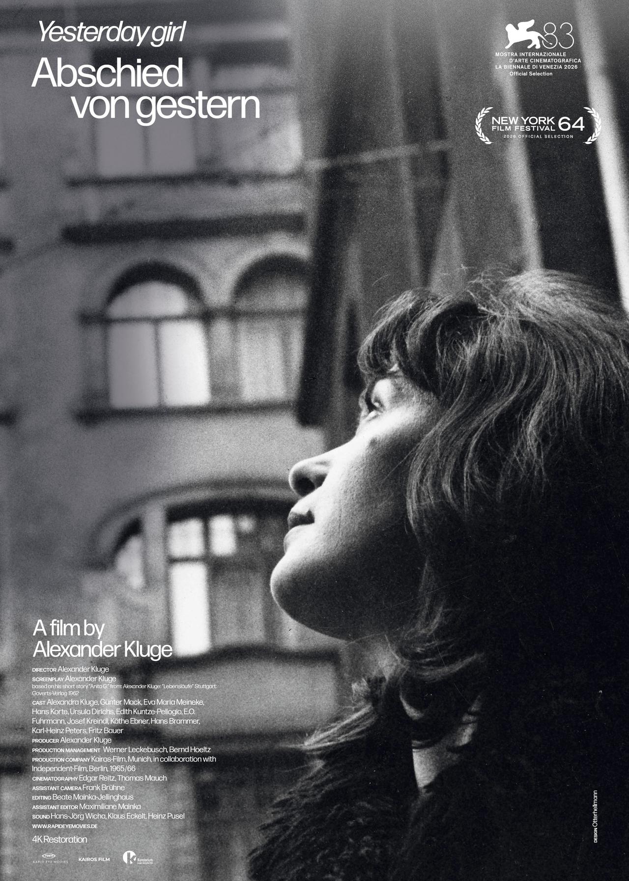 《昨日女孩》（1966）上映60周年纪念4K修复版海报[微风]

本片是德国先锋