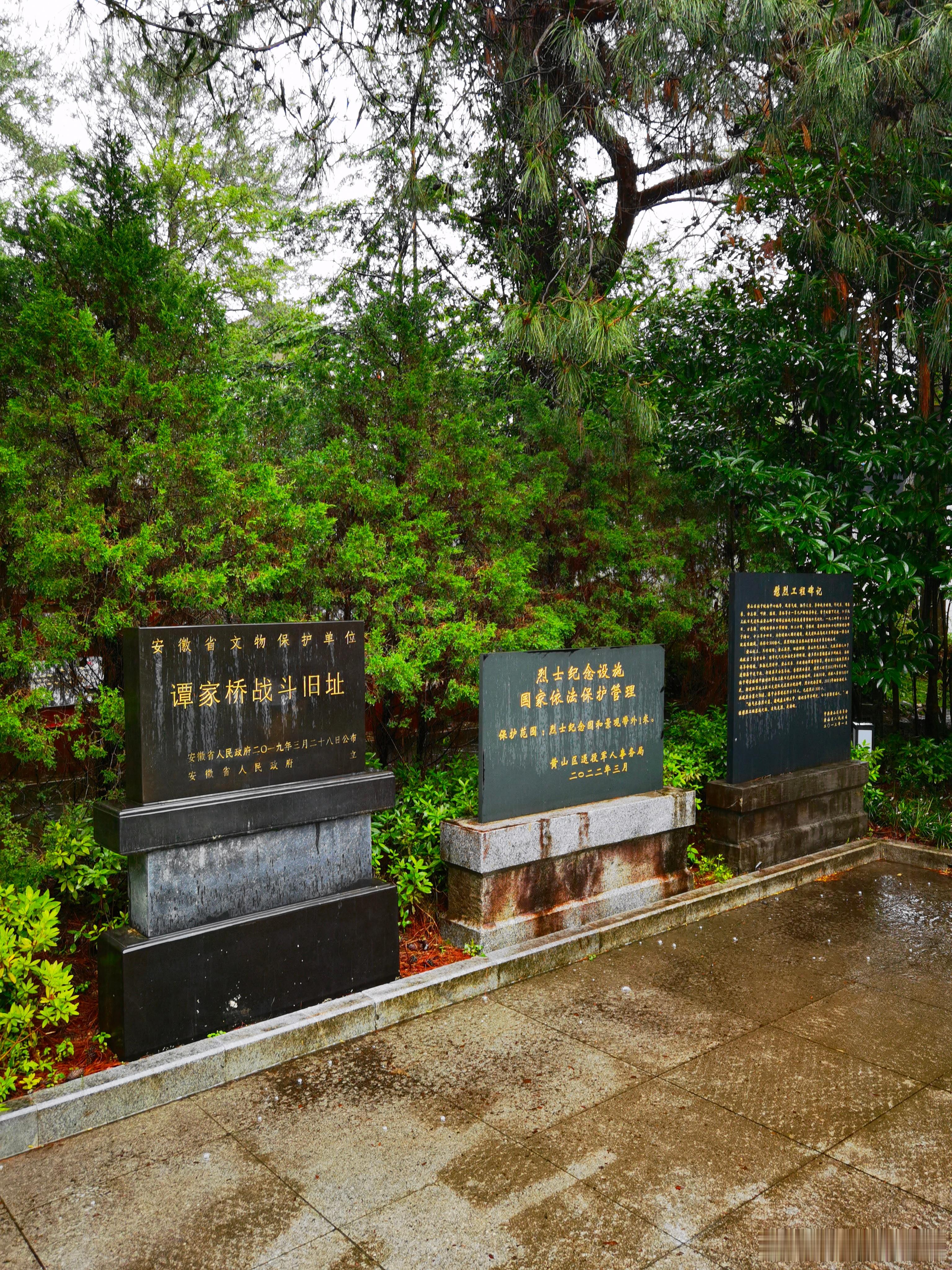 冒雨缅怀革命先烈粟裕将军墓 ​​​