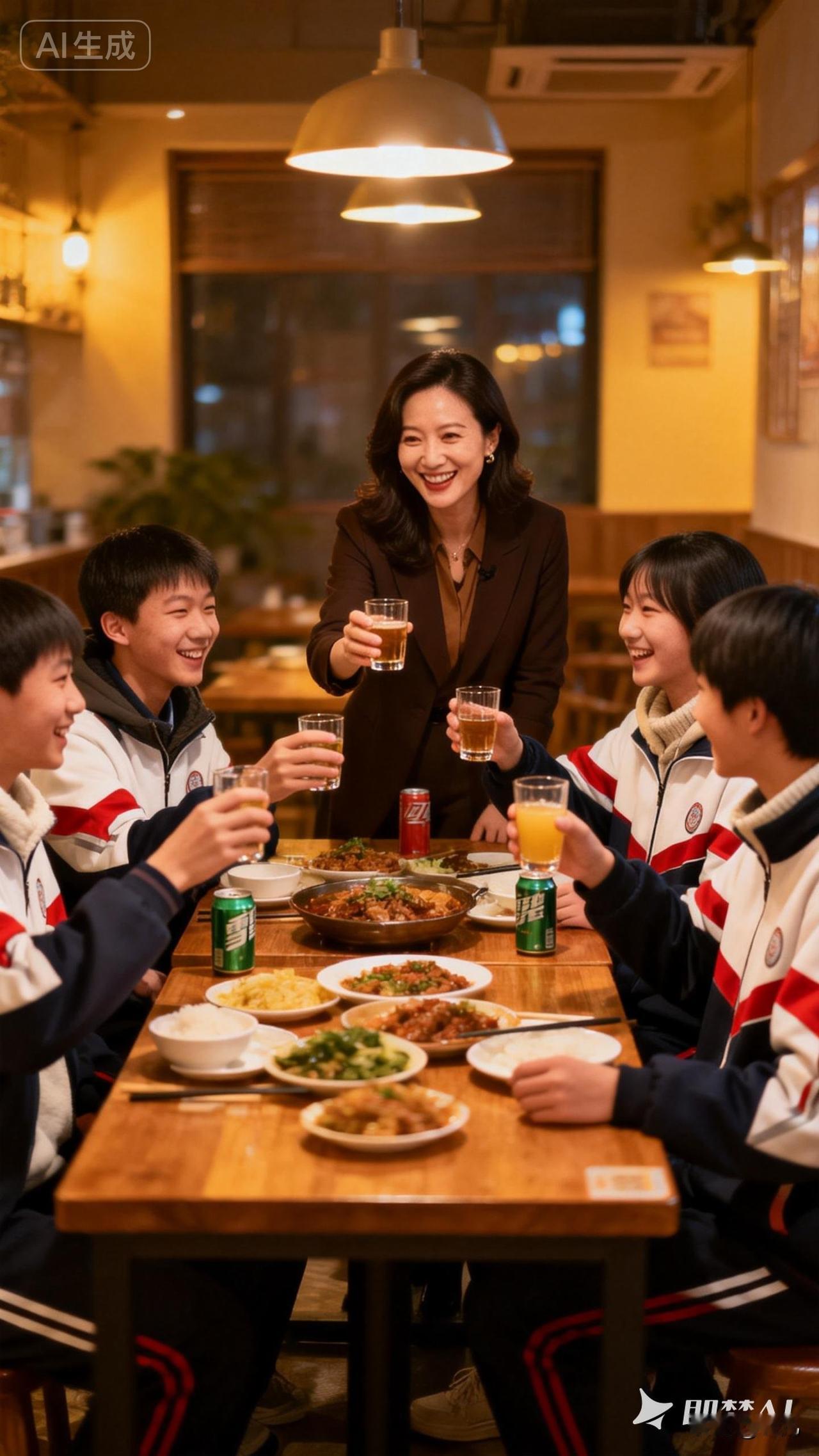 孙老师自掏腰包请进步大的学生吃大餐被家长举报，引老师们热议。
    孙老师任初