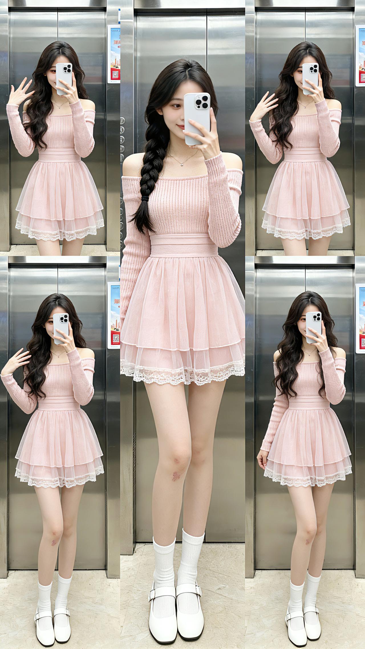 大于 1 的快乐。好看的衣服带给你更多快乐。交出你的甜妹穿搭 短裙穿搭 甜美女孩