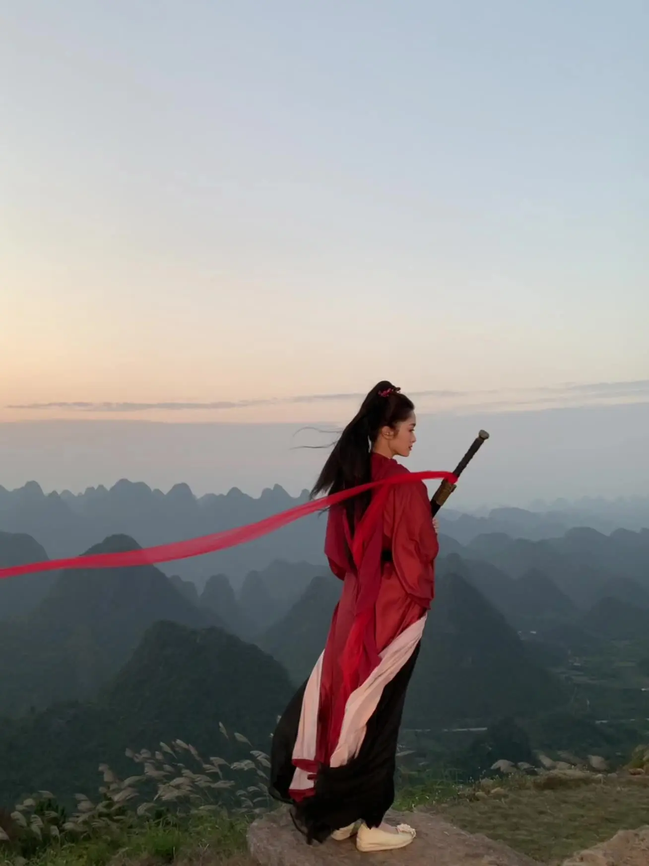 大狮湾拍照太出片了，手机实况图直出！终于拍到了刘诗诗同款如意了！